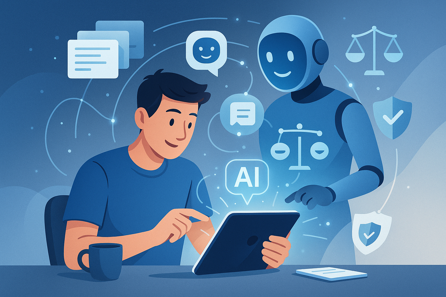AI-powered study assistant helping a student with Quizlet bots